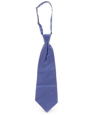 Corneliani Ascot Adjustable Silk Tie - Blue