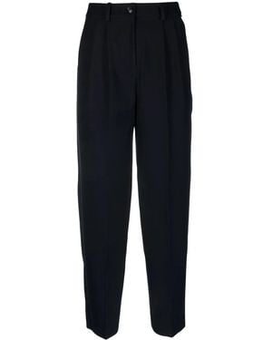 Tommy Hilfiger Weite Bundfaltenhose - Blau