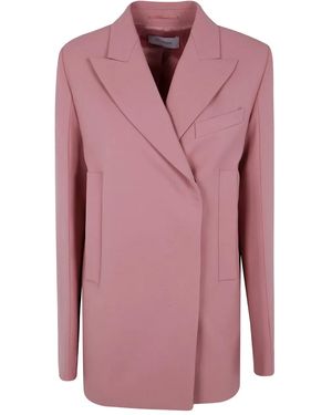 Sportmax Notched-Lapel Blazer - Pink