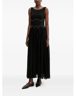 Never Fully Dressed Embellished Maxi Dress - Black