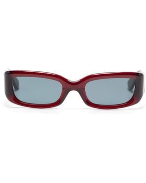 Second/Layer Rectangle-Frame Sunglasses - Brown
