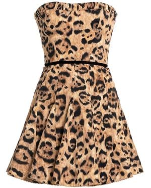 Agua Bendita Caudal Jaguar Mini Dress - ナチュラル