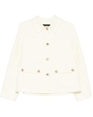 Arma Button-Fastening Jacket - Natural