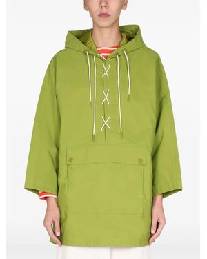Barbour Hooded Drawstring Jacket - Green