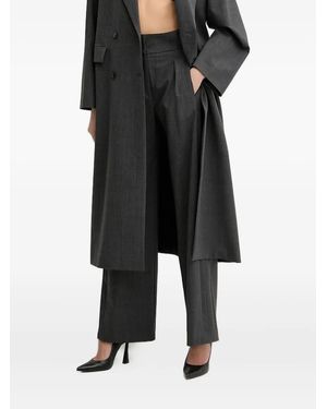 IRO Pantaloni Catani Con Pieghe - Nero