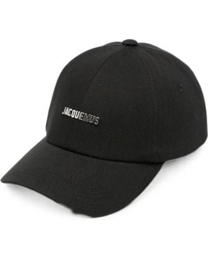 Jacquemus Logo-Plaque Baseball Cap - Black