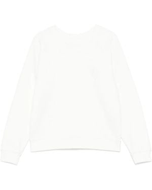 Forte Forte Logo-Patch Sweatshirt - White