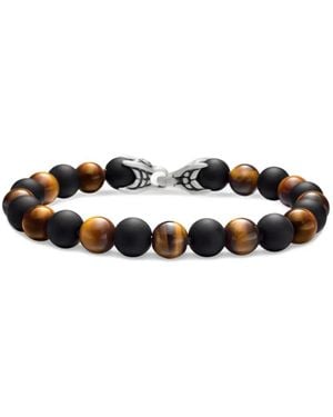 David Yurman Sterling Spiritual Beads Alternating Bracelet (8Mm) - White
