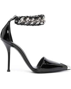 McQueen Punk Court Shoes - Black