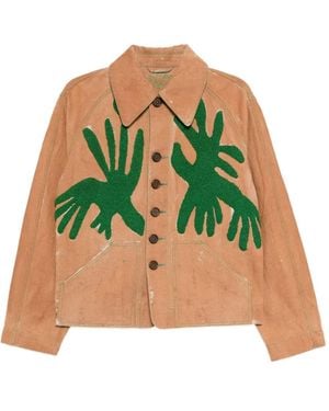 Kinyan Lam Embroidered Jacket - Green