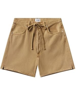 Citizens of Humanity Brynn Drawstring Shorts - Natural