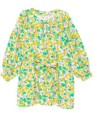Bambah Fiona Selva Mini Dress - Green