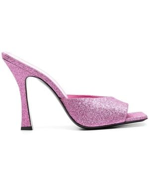 The Attico Mules Con Tacco Alto - Rosa