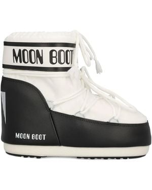 Moon Boot 'Icon' Low Nylon Boot - White