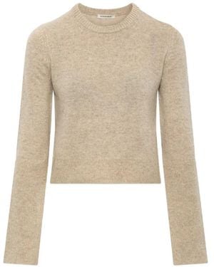 By Malene Birger Hannah Ribbed-Knit Sweater - White