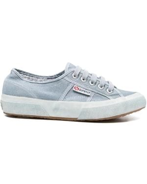 Superga Lace-Up Canvas Sneakers - White