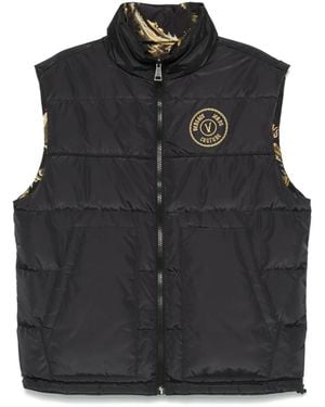 Versace Jeans Couture Reversible Gilet - Black