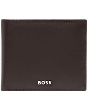 BOSS 二つ折り財布 - ブラウン