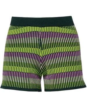 Baobab Short Kina À Taille Haute - Green