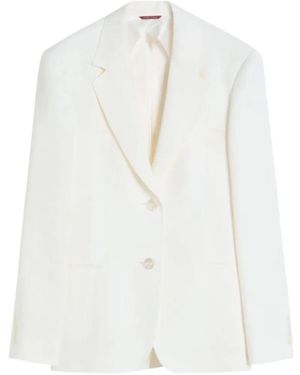 Max Mara Bello Single-Breasted Blazer - White