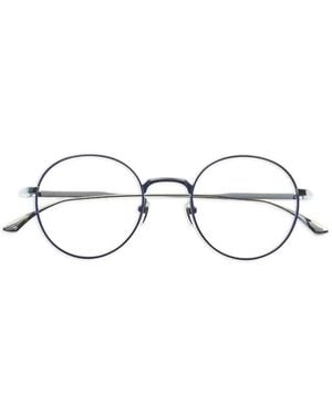 Masunaga Lunettes De Vue Wright À Monture Ronde - White