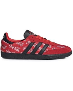 adidas X Coca-Cola Samba Trainers - Red