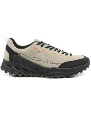 Keen Abbey Suede-Panelled Lace-Up Sneakers - Gray