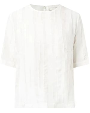 Loulou de Saison Toba Tシャツ - ホワイト