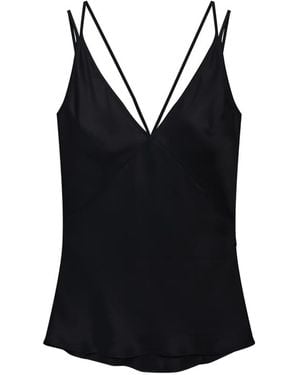 Anine Bing Blanca Top - Black