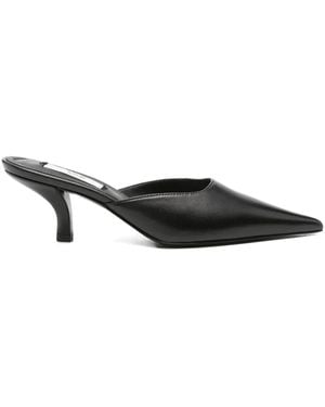 TOTEME 55Mm Pointed-Toe Mules - Black