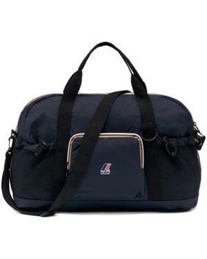 K-Way Marcel Logo-Detail Holdall - Blue