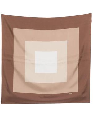 Lardini Dip-Dye Scarf - White