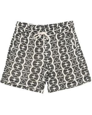 Oas Short À Motif Géométrique - White