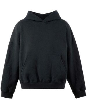 Monokemade Floral-Lace Hoodie - Blue