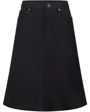 Balenciaga Five-Pocket Godet Skirt - Black