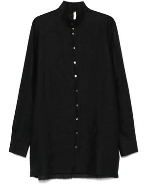 Label Under Construction Linen Shirt - Black