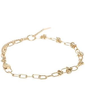 Vitaly Collar De Cadena Con Nudo - Neutro