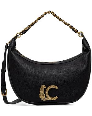 Lola Casademunt Logo-Plaque Pebbled-Effect Tote Bag - Black