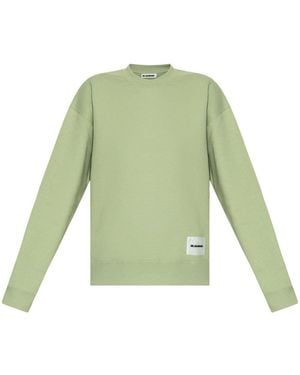 Jil Sander Cotton Sweatshirt - Green