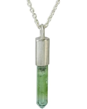 Parts Of 4 Sterling Talisman Tourmaline Necklace - Green