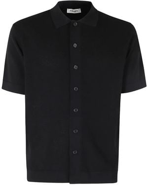 Kangra Knitted Short-Sleeve Shirt - Black
