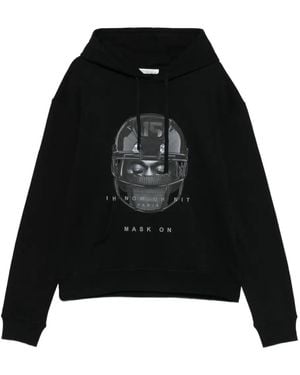 ih nom uh nit Graphic-Print Hoodie - Black