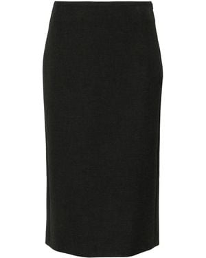 Peserico A-Line Midi Skirt - Black