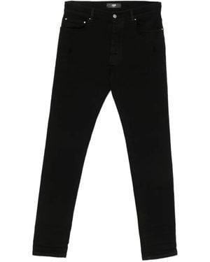 Amiri Vaqueros Con Dobladillo Grueso - Negro