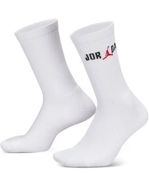 Nike Logo-Detail Socks - White
