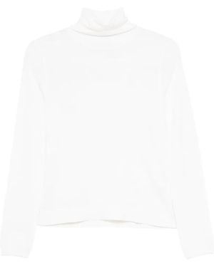 EMERSON RENALDI Jersey Con Cuello Vuelto Y Manga Larga - Blanco