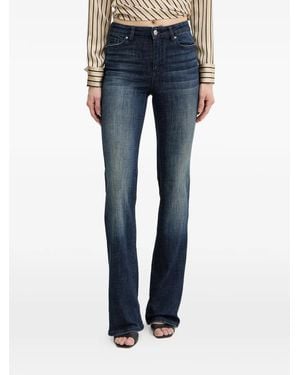 ARMANI EXCHANGE Five-pockets Faded Jeans - Blue