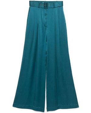 Zimmermann Silk Trousers - Blue