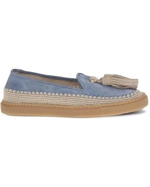 Fratelli Rossetti Brera Tassel-Detail Loafers - Blue