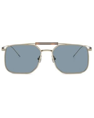 Brunello Cucinelli Square-Frame Sunglasses - Blue